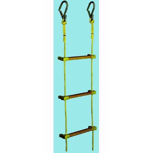 ヤツヤ式縄梯子大カギ付10m