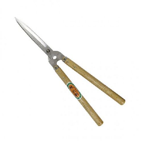 メッキ刈込鋏短柄