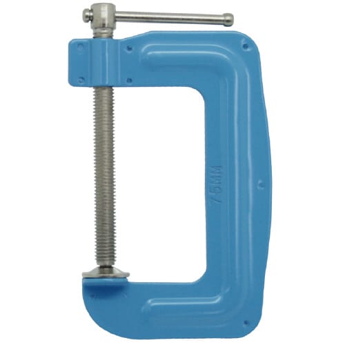 鋼板製Cクランプ75mm