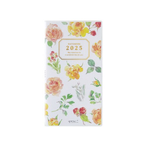 ポケットダイアリースリム カントリータイム 花柄