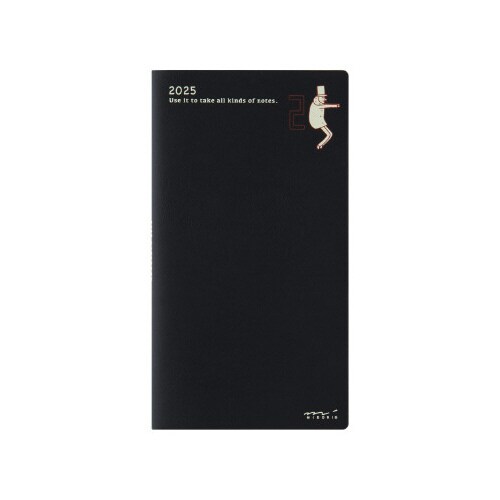 ポケットダイアリースリム オジサン柄