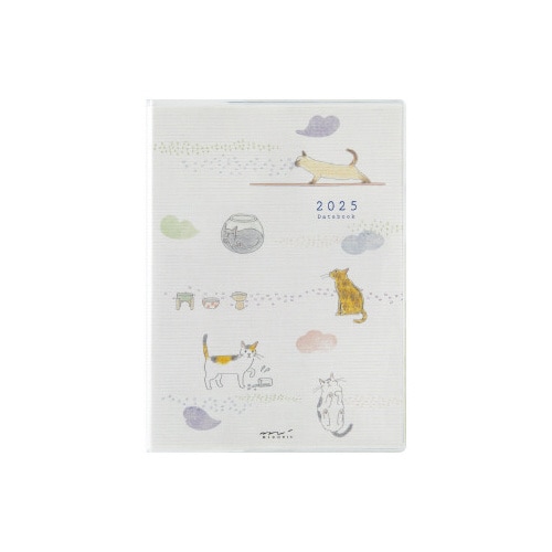 ポケットダイアリーA6 ネコ柄