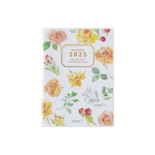 ポケットダイアリーA6 カントリータイム 花柄