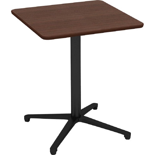 カフェテーブル60 角DB アルミX脚ブラック