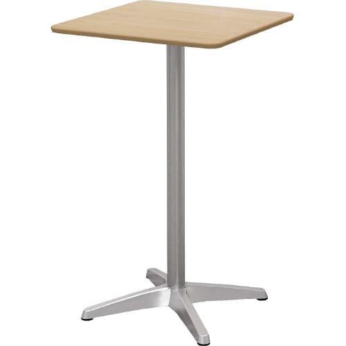 カフェテーブル ハイタイプ60角NA アルミX脚