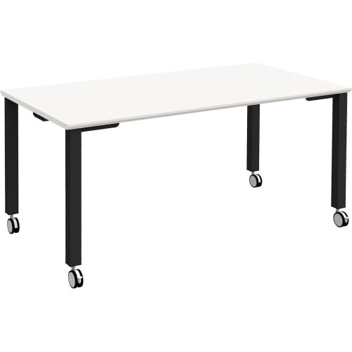 TASテーブル キャスター 1580 WH/BK
