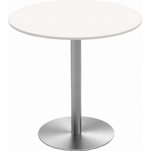 カフェテーブル75 丸WH ステンレス丸脚