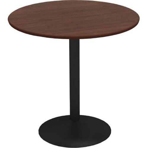 カフェテーブル75 丸DB スチール丸脚ブラック