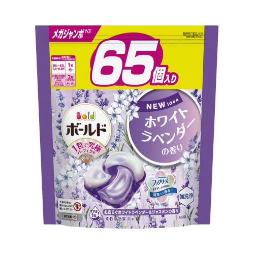 ボールドGB4DホワイトL&ジャスミン詰替メガJ