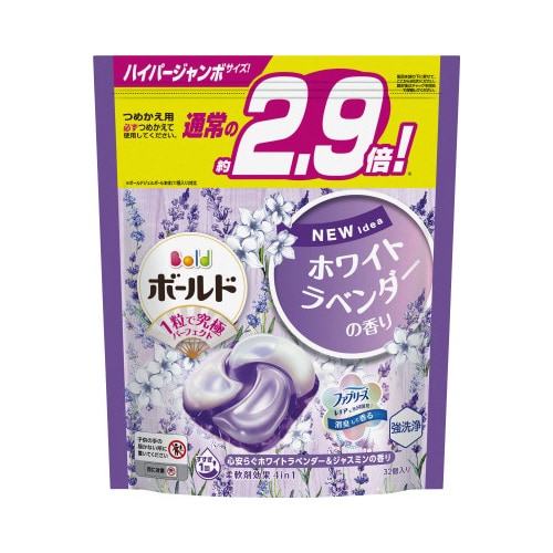 ボールドGB4D ホワイトL&ジャスミン詰替HJ