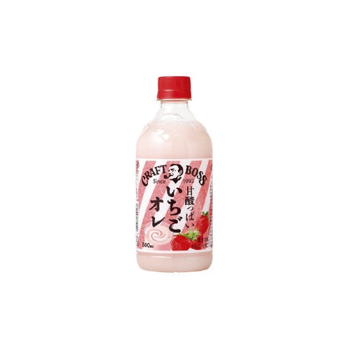 クラフトボス いちごオレ ペット 500ml