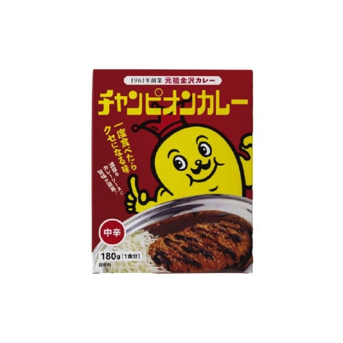 チャンピオンカレー レトルト 中辛 180g