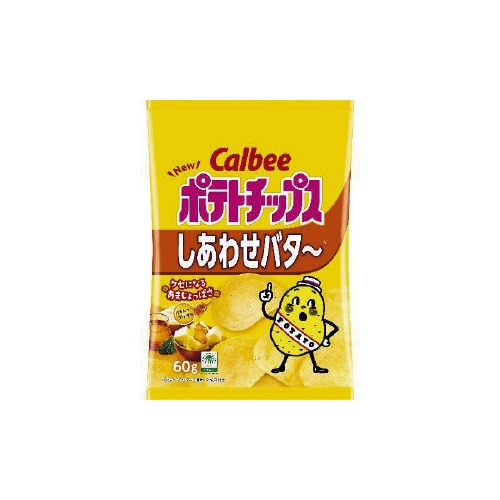 ポテトチップス しあわせバター 60g ×12