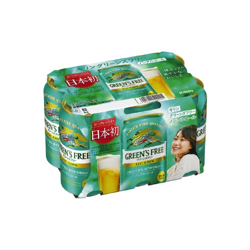 グリーンズフリー(新)6缶パック 350×6 ×4