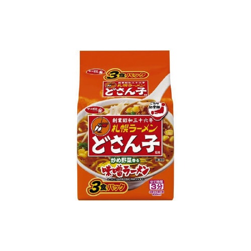 どさん子監修 味噌ラーメン 97g×3食 ×9