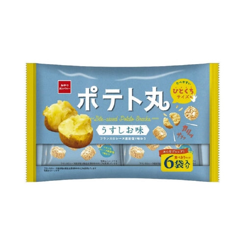 ポテト丸 うすしお味 6袋入 108g ×15