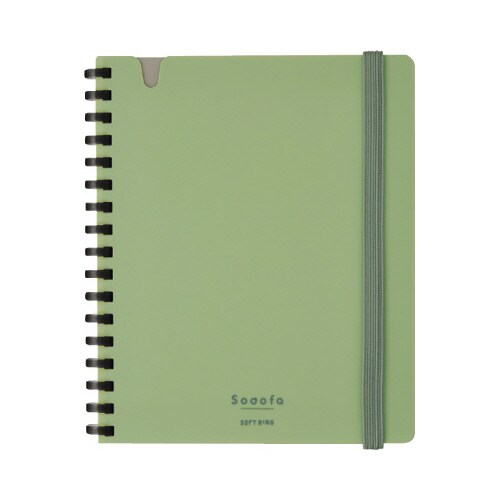 ソフトリングノート<スーファ>4mm方眼罫X10