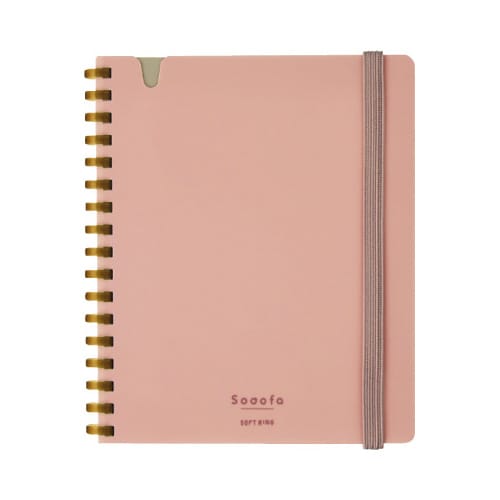 ソフトリングノート<スーファ>4mm方眼罫X10