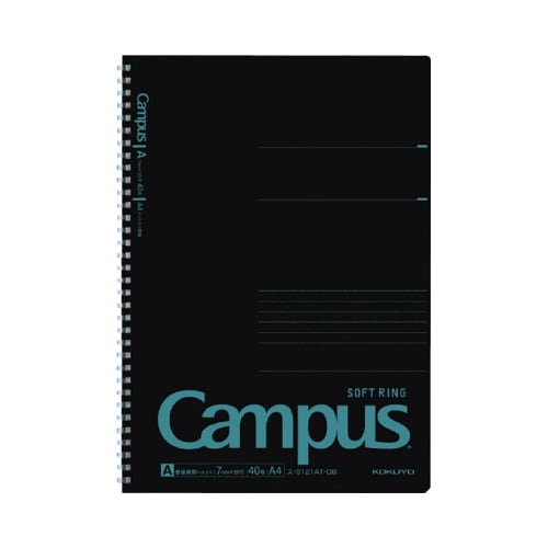 キャンパスソフトリングノートドット入り罫線X5