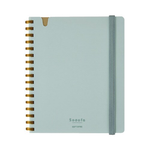 ソフトリングノート<スーファ>4mm方眼罫X10