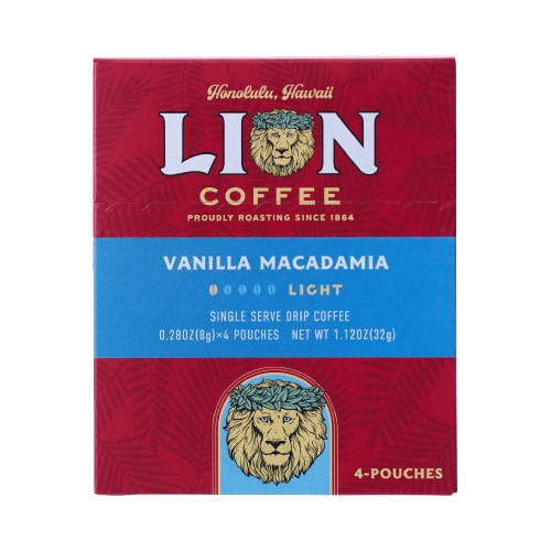 ライオンコーヒー バニラマカダミア 4P×3