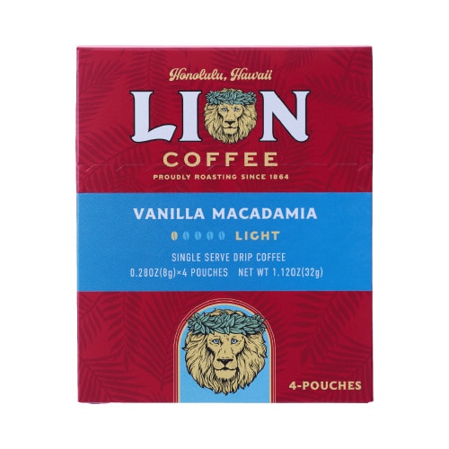 ライオンコーヒー バニラマカダミア 4P×6