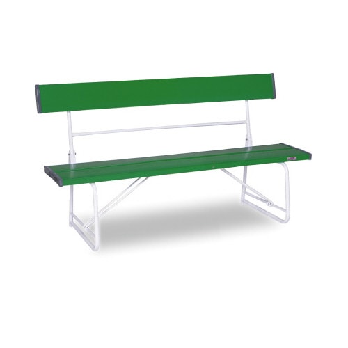 ベンチ(背付)1500 緑