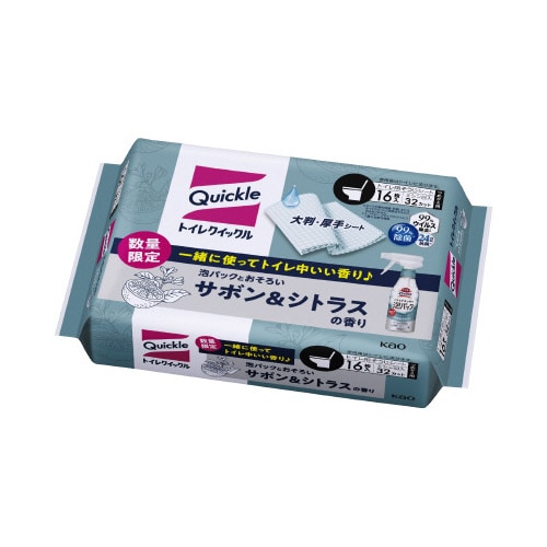 トイレクイックル替サボン&シトラス16枚入