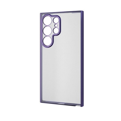 GalaxyS24Ultraソフトケース紫