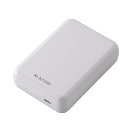 モバイルバッテリー 10000mAh C×1 白