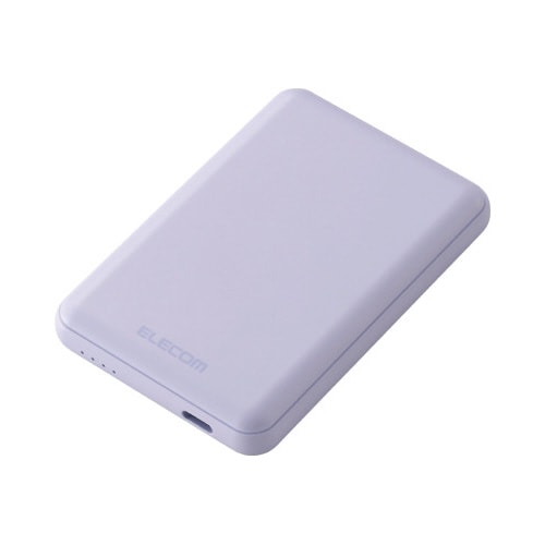 モバイルバッテリー 5000mAh C×1 紫