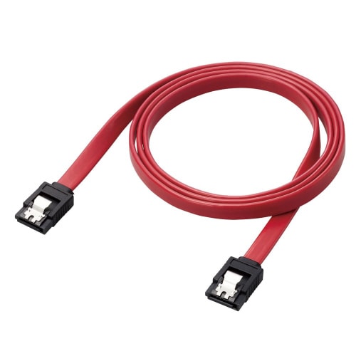 SATAケーブルS−S赤1m