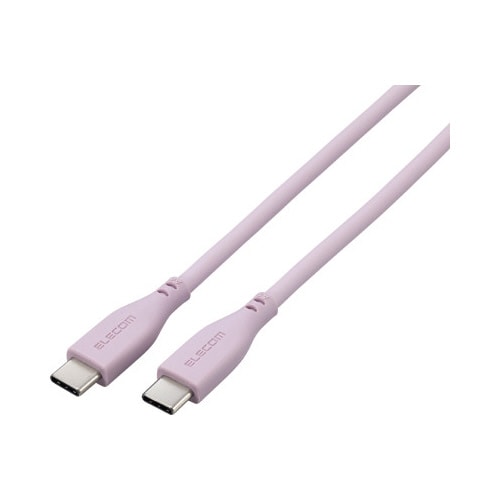 USB−CtoUSB−C1.0mラベンダー