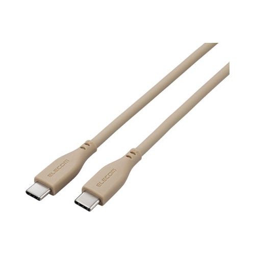 USB−CtoUSB−C1.0mグレージュ