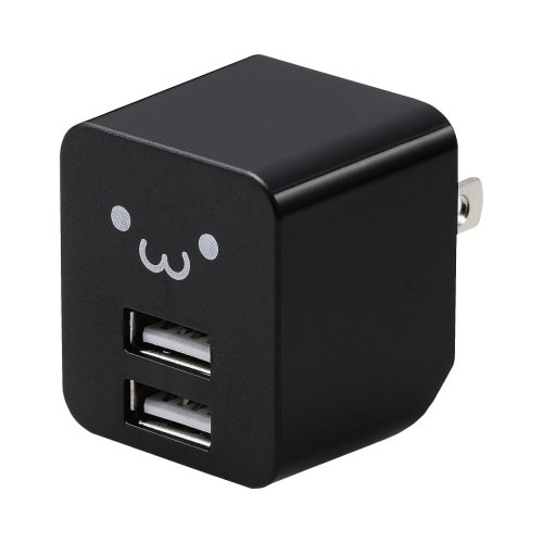 AC充電器 ブラックフェイス