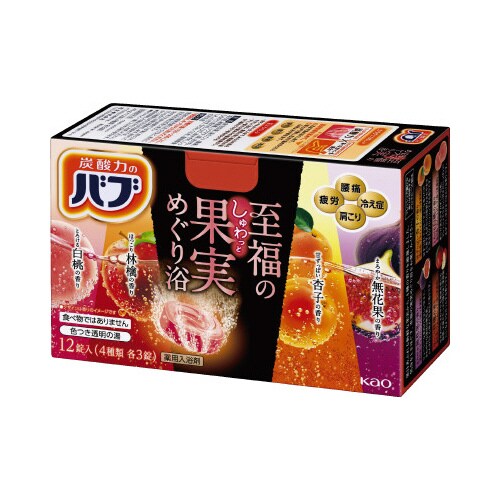 バブ 至福の果実めぐり浴 12錠x12