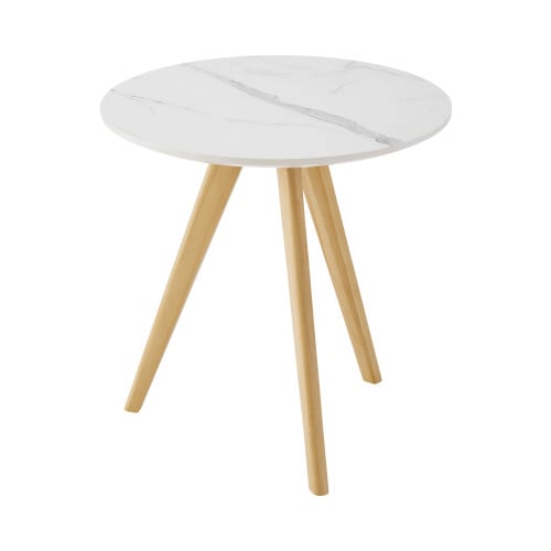 ラウンドサイドテーブル TAP−205WH