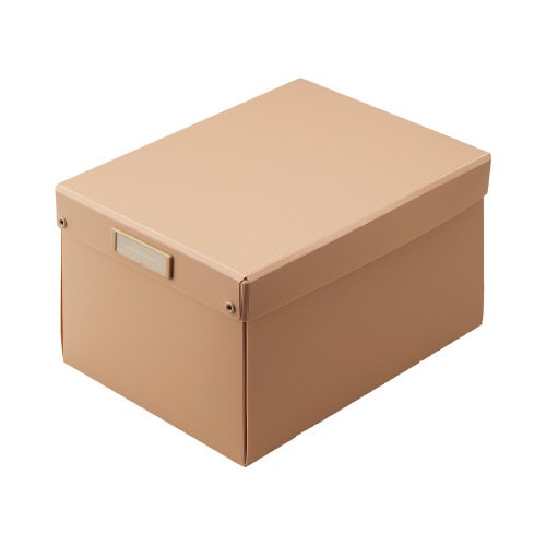 折りたたみボックス 深型 A4 ピンク