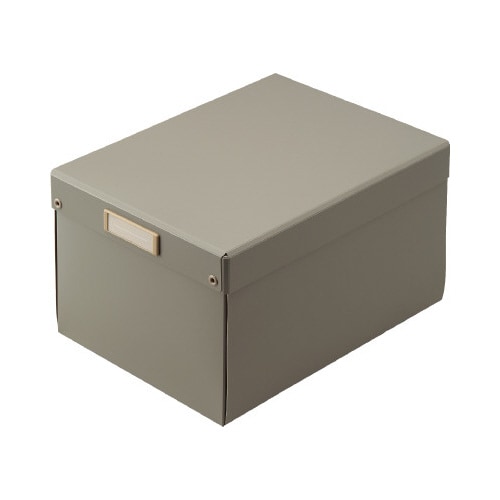 折りたたみボックス 深型 A4 グレー