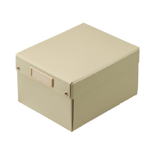折りたたみボックス コミックスサイズ ベージュ