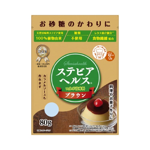 ステビアヘルス ブラウンミニ80g×36