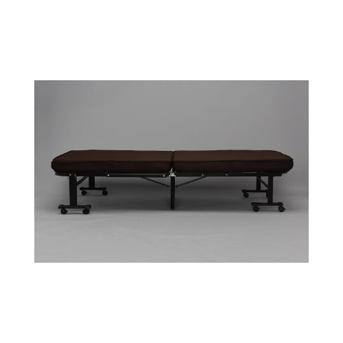 折りたたみベッド ブラウン