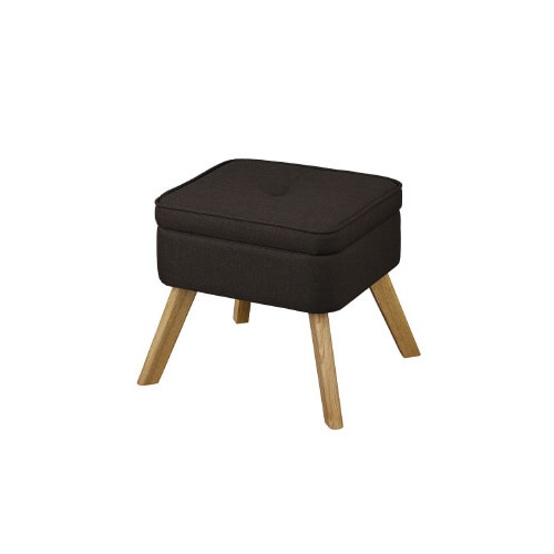 収納付オットマン ブラウン