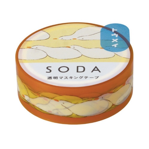 ソ−ダ 透明マステ(ヒナタボッコ)X3