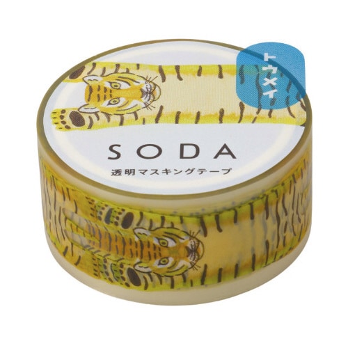 ソ−ダ 透明マステ(タイガ−2)X3