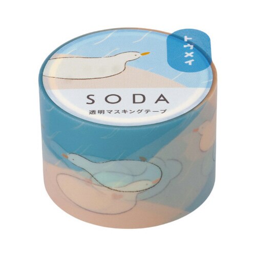 ソ−ダ 透明マステ(ミズアソビ)X3