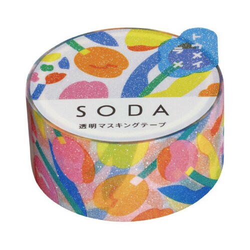 ソ−ダ 透明マステ(チュ−リップ)X3