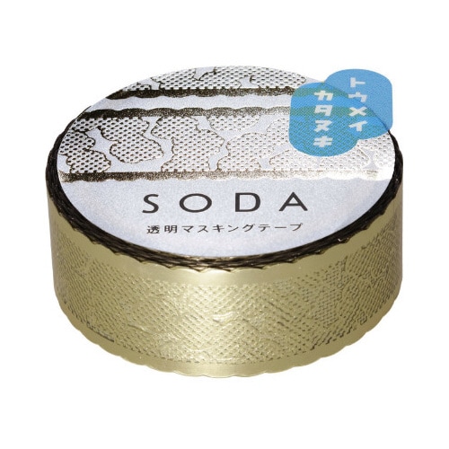 ソ−ダ 透明マステ(レ−スリボン)X3