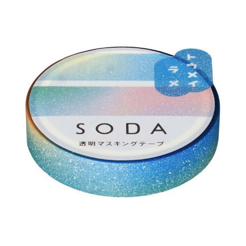 ソ−ダ 透明マステ(オ−ロラ)X3