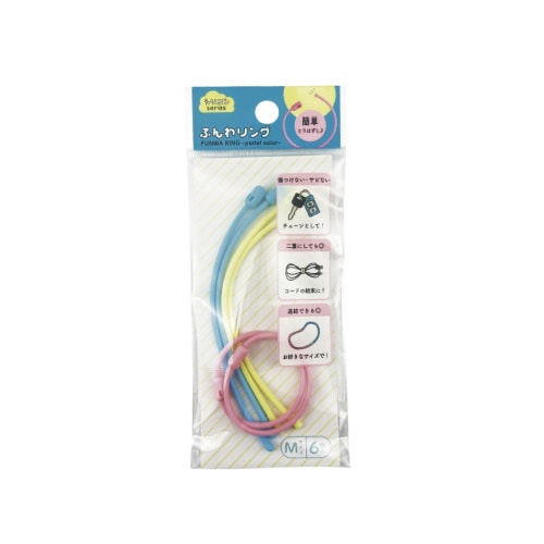 ふんわリング パステルカラーM 6本入X5